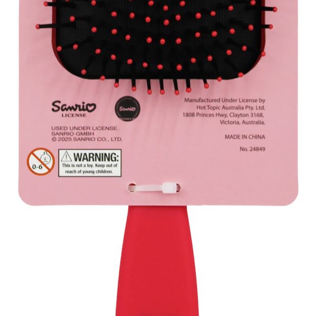 Sanrio Hello Kitty and Friends Hello Kitty Hair Brush - Red