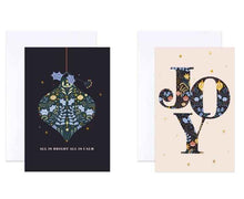 10 Pack Hallmark Boxed Charity Christmas Cards - Bauble Joy