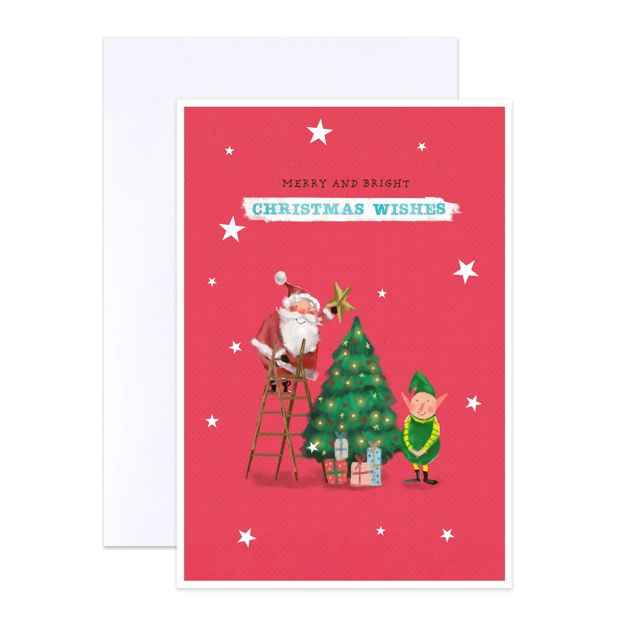 10 Pack Hallmark Boxed Charity Christmas Cards - Merry Christmas