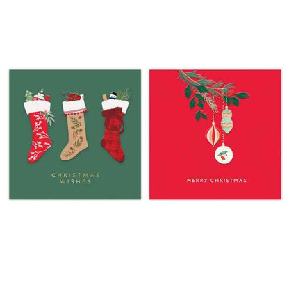 10 Pack Hallmark Boxed Charity Cards - Stocking