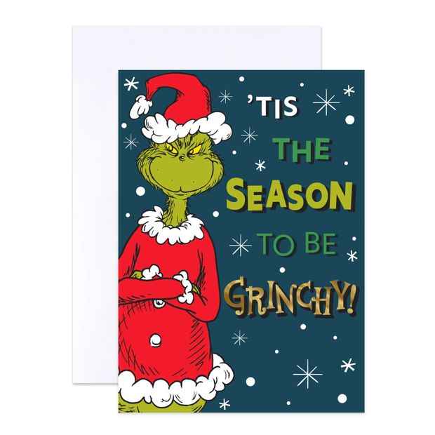 10 Pack Hallmark Boxed Charity Christmas Cards - Grinch Claus