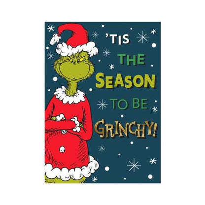 10 Pack Hallmark Boxed Charity Christmas Cards - Grinch Claus