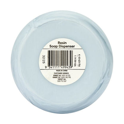 Resin Soap Dispenser, Blue - Anko
