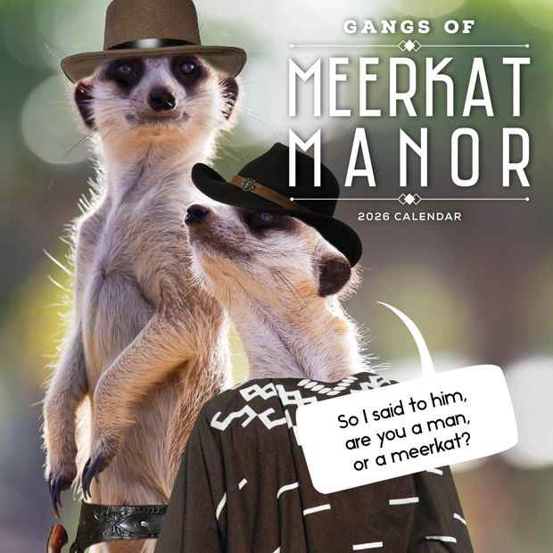 Gangs of Meerkat Manor 2026 Calendar
