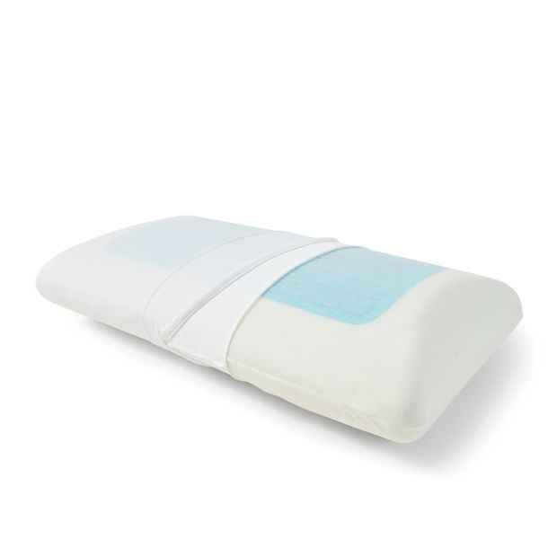 Anko Superior Cooling Gel Top Memory Foam Pillow - High Profile, White