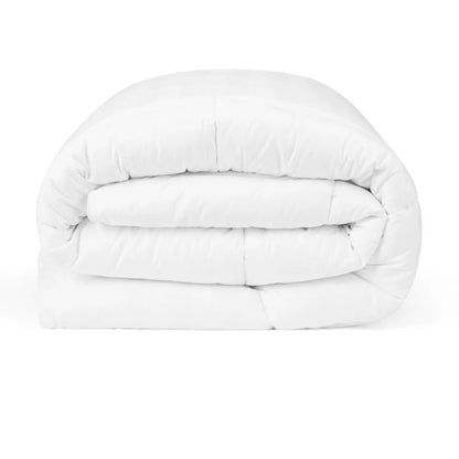Anko Memory Fibre Quilt - Queen Bed, White