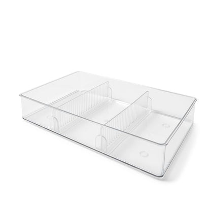Anko Large Drawer Organiser, Clear