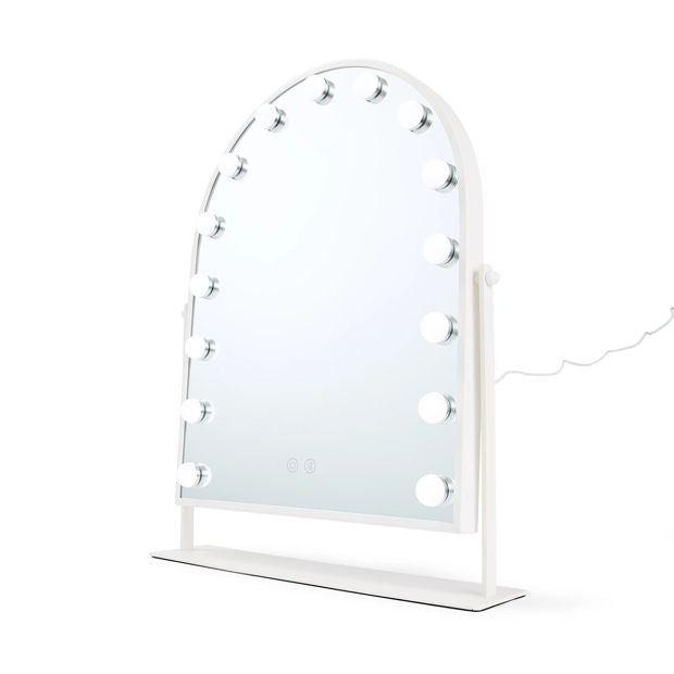 Anko Bluetooth Arch LED Mirror - White