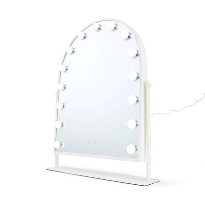 Anko Bluetooth Arch LED Mirror - White