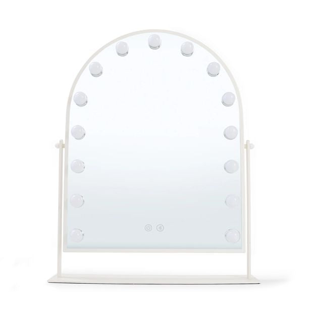 Anko Bluetooth Arch LED Mirror - White