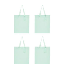 4 Pack Multi Green Gift Bags, Medium - Anko