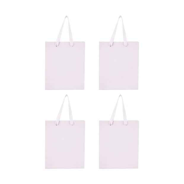 4 Pack Multi Pink Gift Bags, Medium - Anko