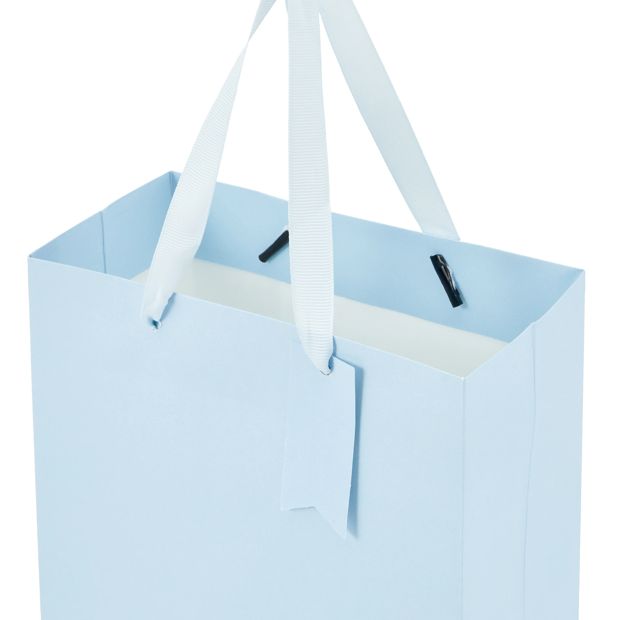 4 Pack Multi Blue Gift Bags, Medium - Anko