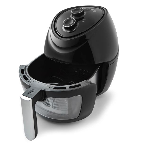 Anko 7L Window Air Fryer -  Black