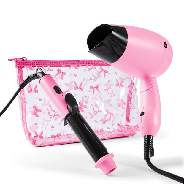 Anko Mini Twin Hair Styler Pack - Pink