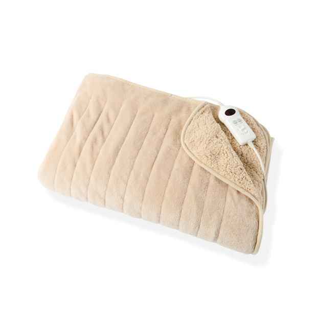 Electric Sherpa Throw - Beige