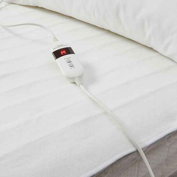 Single Bed Fitted Electric Blanket - White