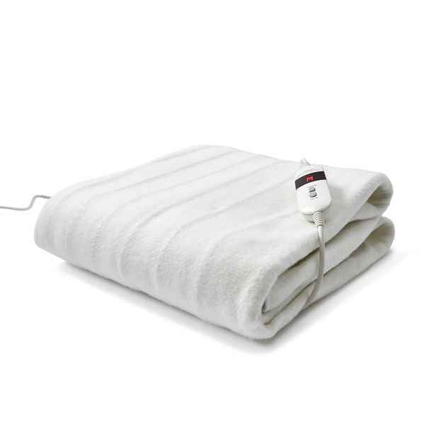 Single Bed Fitted Electric Blanket - White