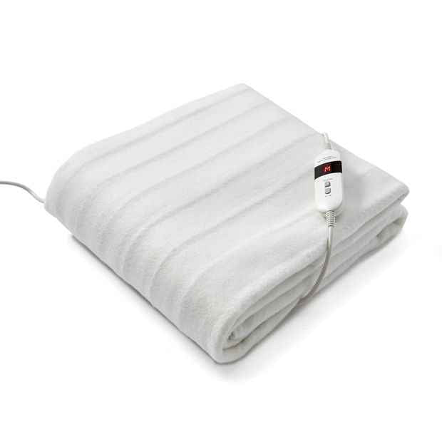 Single Bed Fitted Electric Blanket - White