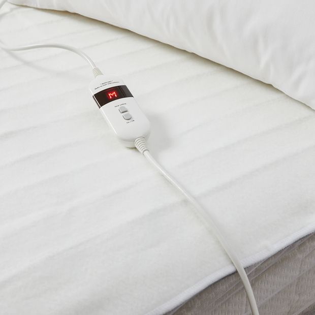Anko Fitted Electric Blanket, King Single Bed - White