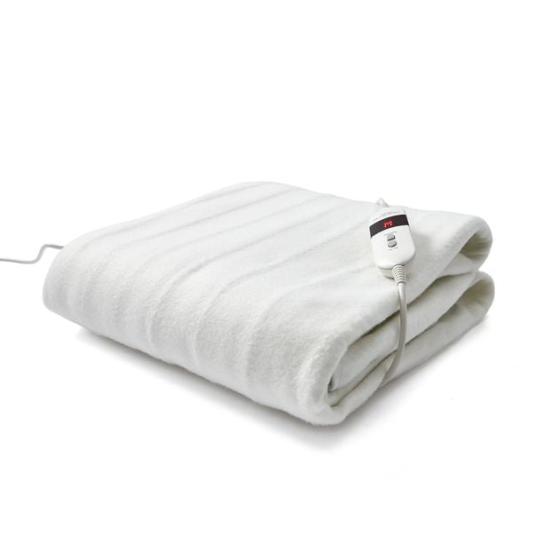 Anko Fitted Electric Blanket, King Single Bed - White