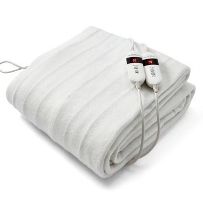 Anko Fitted Electric Blanket, Double Bed - White
