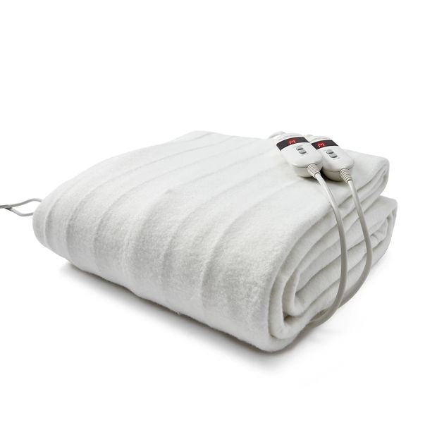 Anko Fitted Electric Blanket, Queen Bed - White