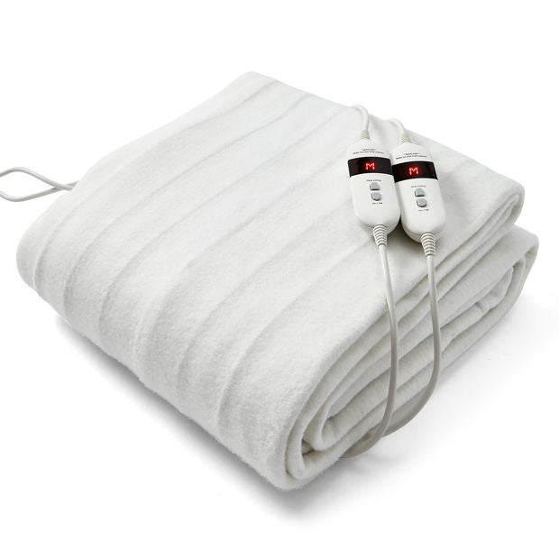 Anko Fitted Electric Blanket, Queen Bed - White