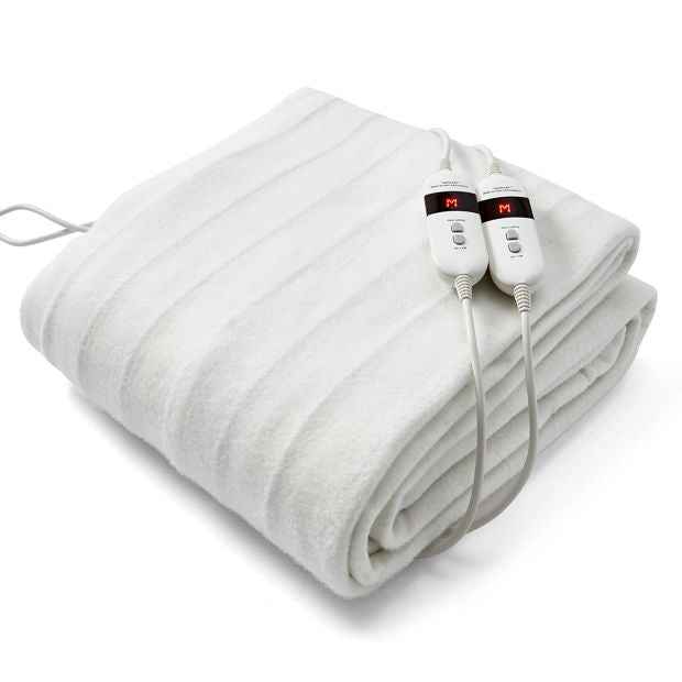 Anko Fitted Electric Blanket, King Bed - White