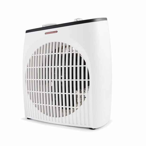 Compact Fan Heater - White