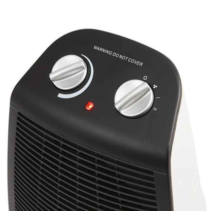 Oscillating Fan Heater - Black