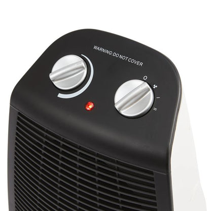 Anko Oscillating Fan Heater - Black