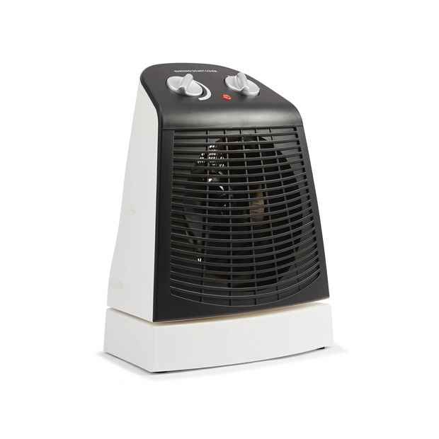 Oscillating Fan Heater - Black