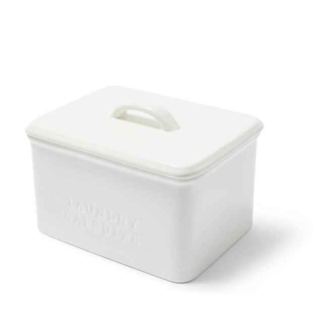 Ceramic Laundry Pod Storage Container with Lid