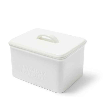 Ceramic Laundry Pod Storage Container with Lid
