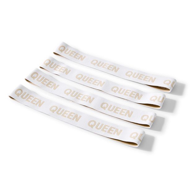 4 Pack Bed Linen Storage Bands, Queen - Anko