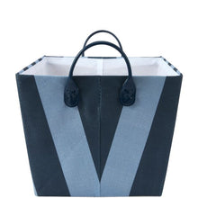 Anko Tapered Basket - Blue Stripe