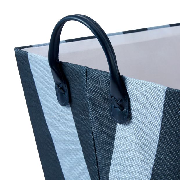 Anko Tapered Basket - Blue Stripe