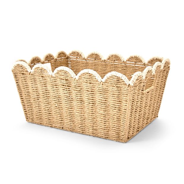 Anko Wave Paper Rope Basket, Medium
