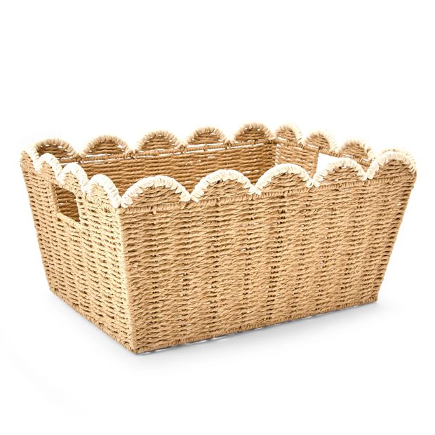 Anko Wave Paper Rope Basket, Medium