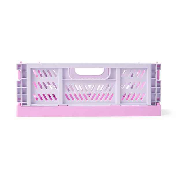 Anko 5L Collapsible Crate - Small, Pink