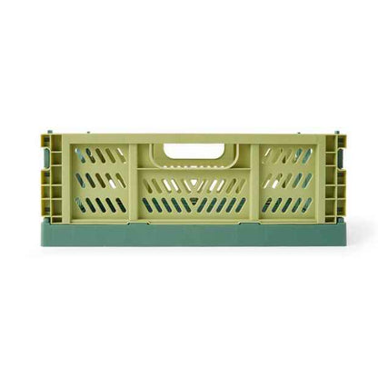 Anko 5L Collapsible Crate - Small, Green