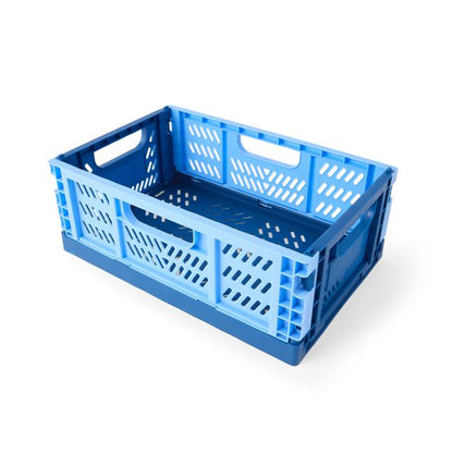 Anko 5L Collapsible Crate - Small, Blue
