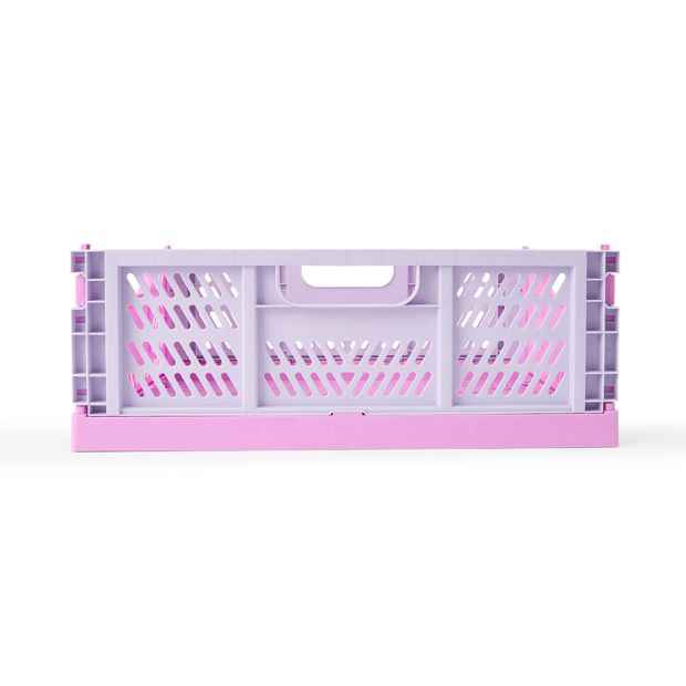 Anko 15L Collapsible Crate - Medium, Pink
