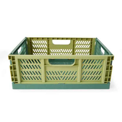 Anko 15L Collapsible Crate - Medium, Green
