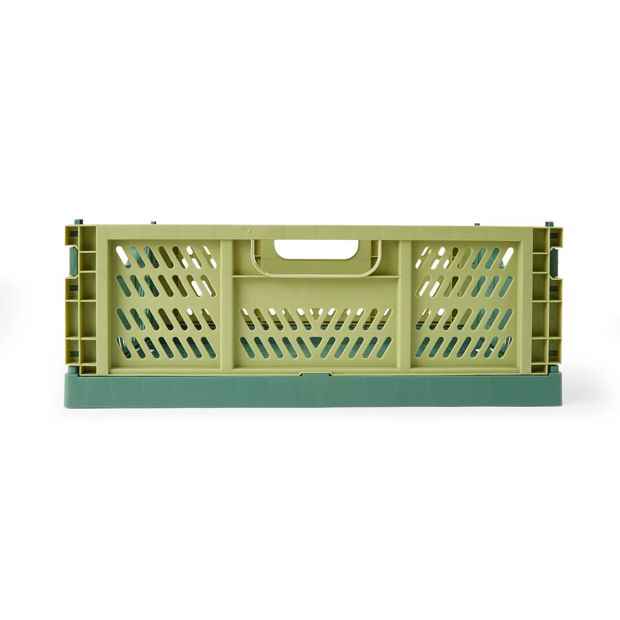 Anko 15L Collapsible Crate - Medium, Green