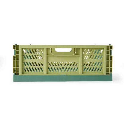 Anko 15L Collapsible Crate - Medium, Green