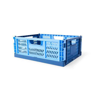 Anko 15L Collapsible Crate - Medium, Blue