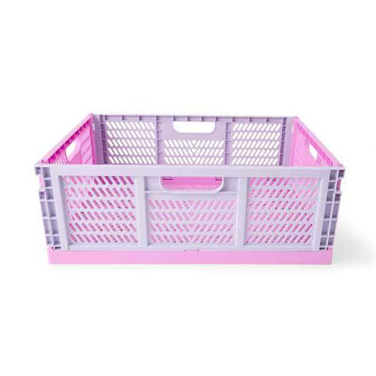 Anko 30L Collapsible Crate - Large, Pink