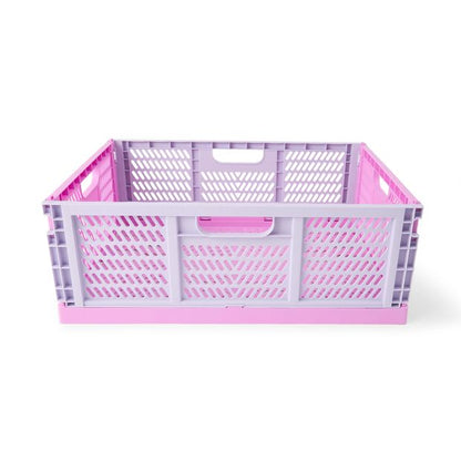 Anko 30L Collapsible Crate - Large, Pink